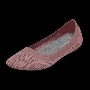 Allbirds Tree Breezers Women's size 8 Harvest Dark Rose Ballet Flats Shoes